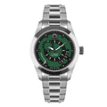 SOLAR AQUA Prima Abyss Steel 42mm Black-Military Green Dial Men's Watch SA0010.0027
