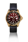 SOLAR AQUA Deep Bay Bronze Burgundy 45mm Burgundy Dial Men's Watch SA0030.0003