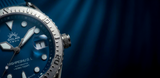 SOLAR AQUA Mishipeshu G.L. Blue Modern 40mm Blue Dial Men's Watch SA0055.0022.M