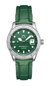 SOLAR AQUA Mishipeshu G.L. Green Croco 40mm Green Dial Men's Watch SA0055.0023