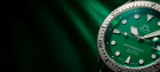 SOLAR AQUA Mishipeshu G.L. Green Croco 40mm Green Dial Men's Watch SA0055.0023