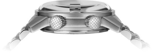 Benrus Ultra-Deep 36.5mm Black Dial Men's Watch UD-SA-BK-SS