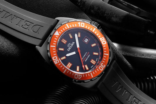 DELMA Shell Star Black Tag 44mm Black Dial Men's Watch 44501.670.6.151