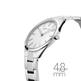 BERING Ultra Slim Polished/Brushed Silver 31mm Silver Sunray Dial Women's Watch 17231-700