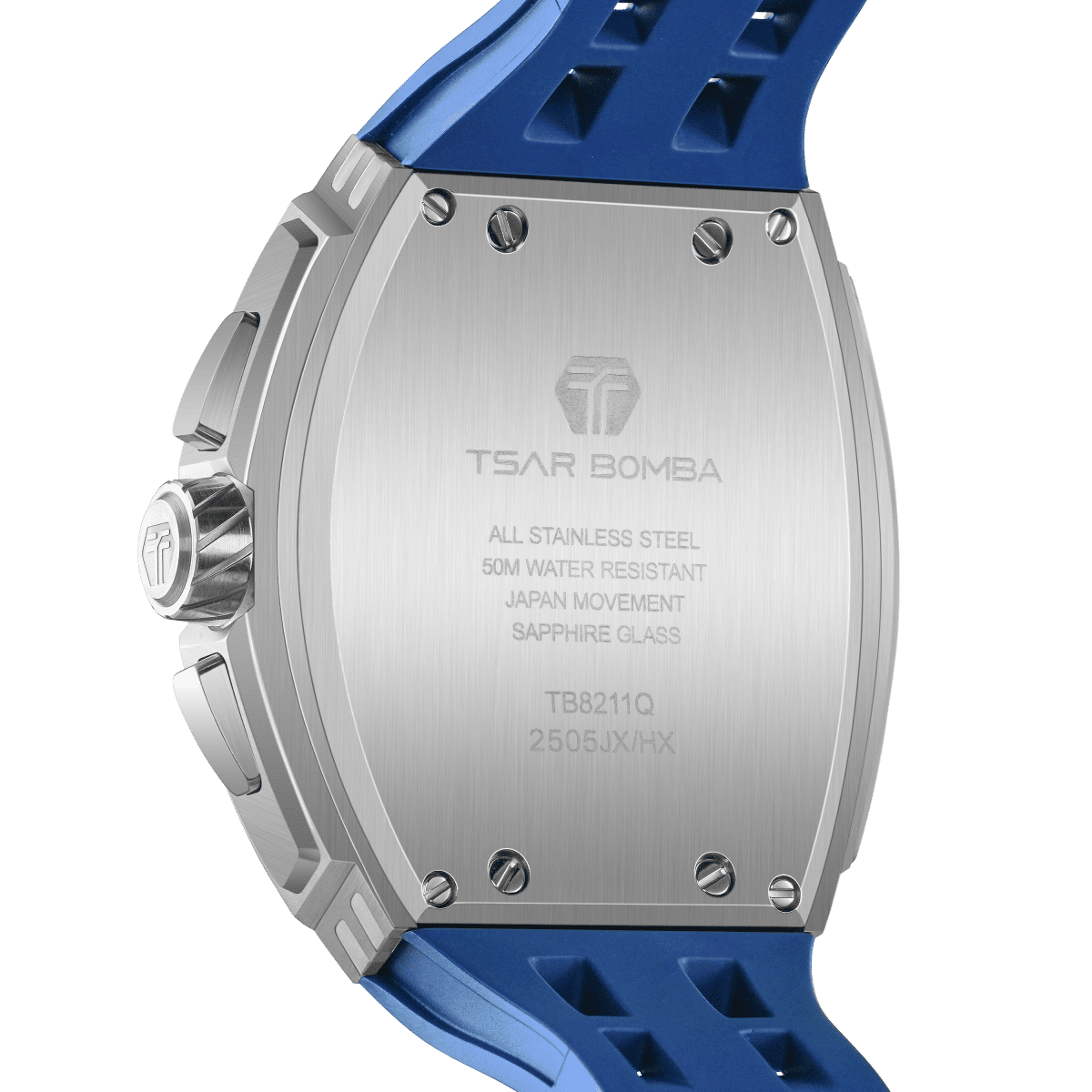 Tsar Bomba Elemental II 46mm Blue Dial Men's Watch TB8211QII-09