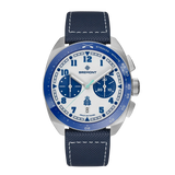 Bremont Terra Nova Henley Royal Regatta Chronograph 42.5mm White Dial Men's Watch TN42-CHR-SS-HRR-L-S