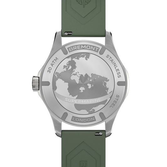 Bremont Supermarine 300M 40mm Green Dial Men's Watch SM40-ND-SS-GN-R-S