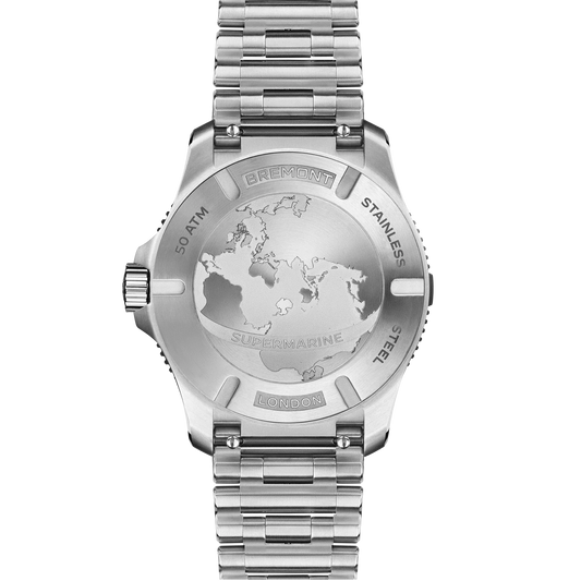 Bremont Supermarine 500M 43mm Polar White Dial Men's Watch SM43-DT-SS-WH-B