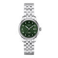 Tissot Le Locle Automatic 29mm Green Dial Diamonds Women's Watch T0062071109600