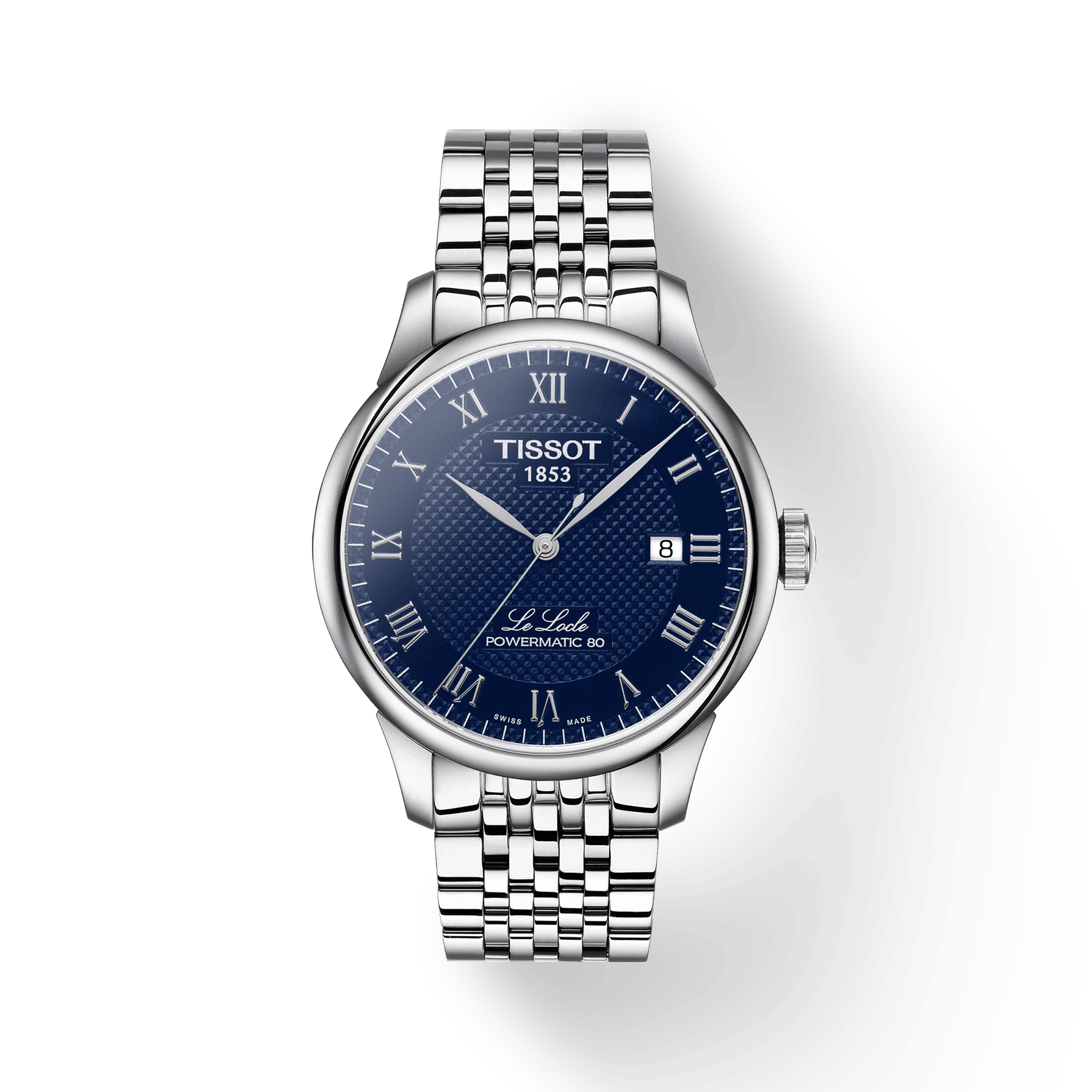 Tissot Le Locle Powermatic 80 Blue Dial Men's Watch T0064071104300