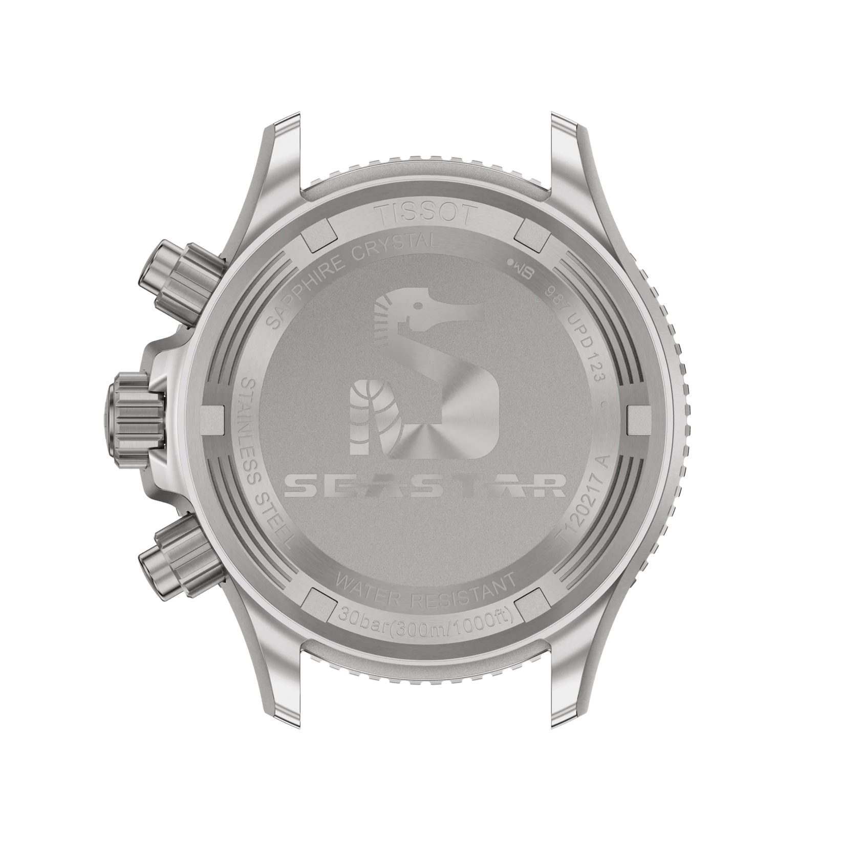 Tissot Seastar 1000 Quartz Chronograph 38mm White-Grey Dial Men's Watch T1202171701100