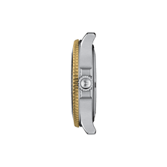 Tissot Seastar 1000 36mm Black-Yellow Gold Unisex Watch T1202102205100