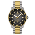 Tissot Seastar 1000 Powermatic 80 40mm Yellow Gold-Black Men's Watch T1208072205100