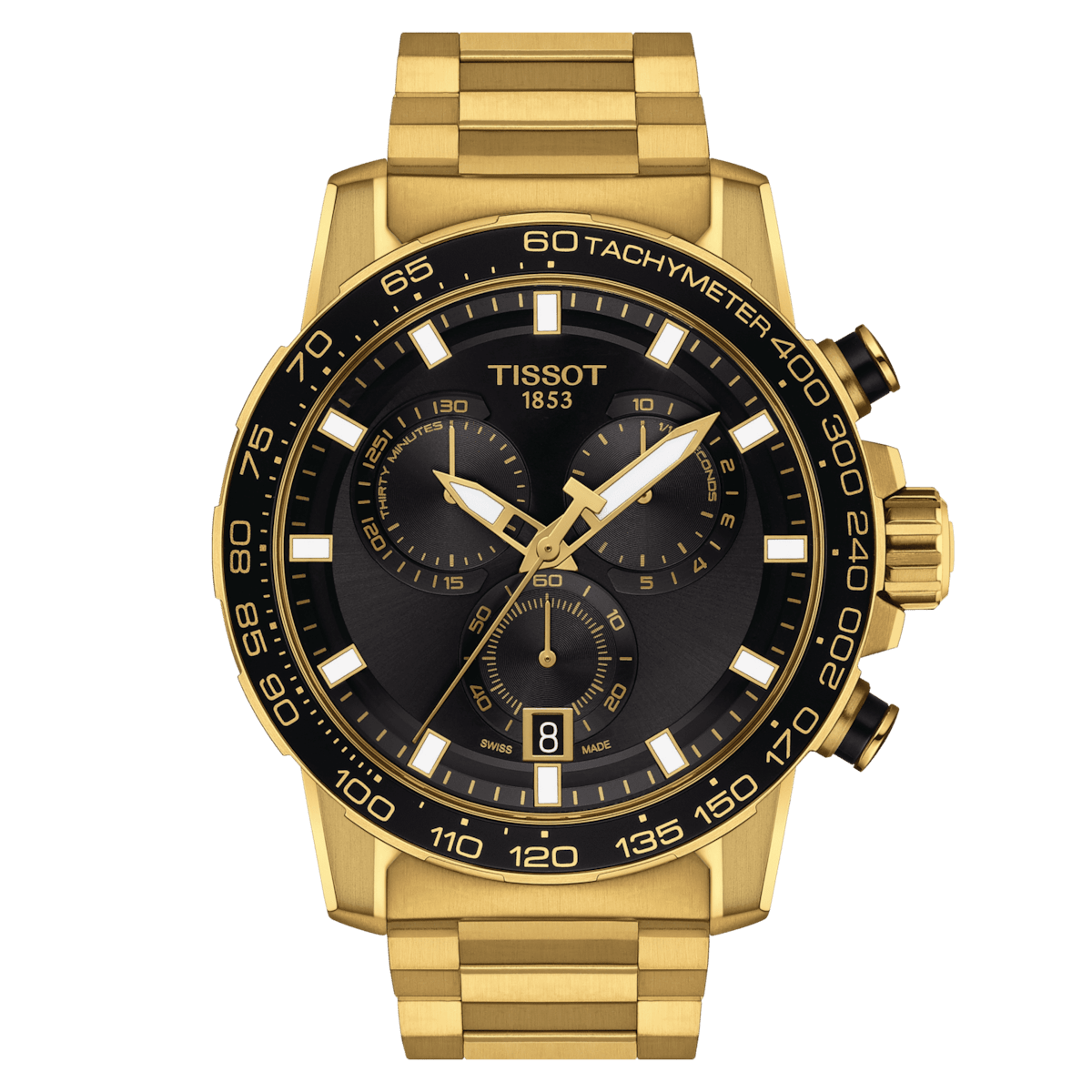 Tissot Supersport Chrono Yellow-Gold Stainless Steel Men's Watch T1256173305101