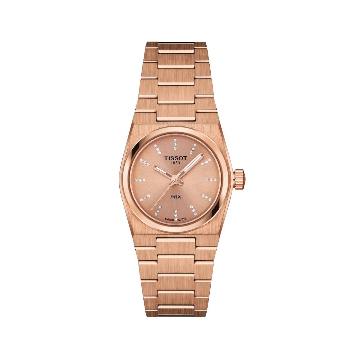 Tissot PRX 25mm Rose Gold PVD Steel Women's Watch T1370103350600