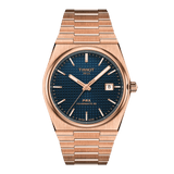 Tissot PRX Powermatic 80 40mm Rose Gold-Blue Men's Watch T1374073304100