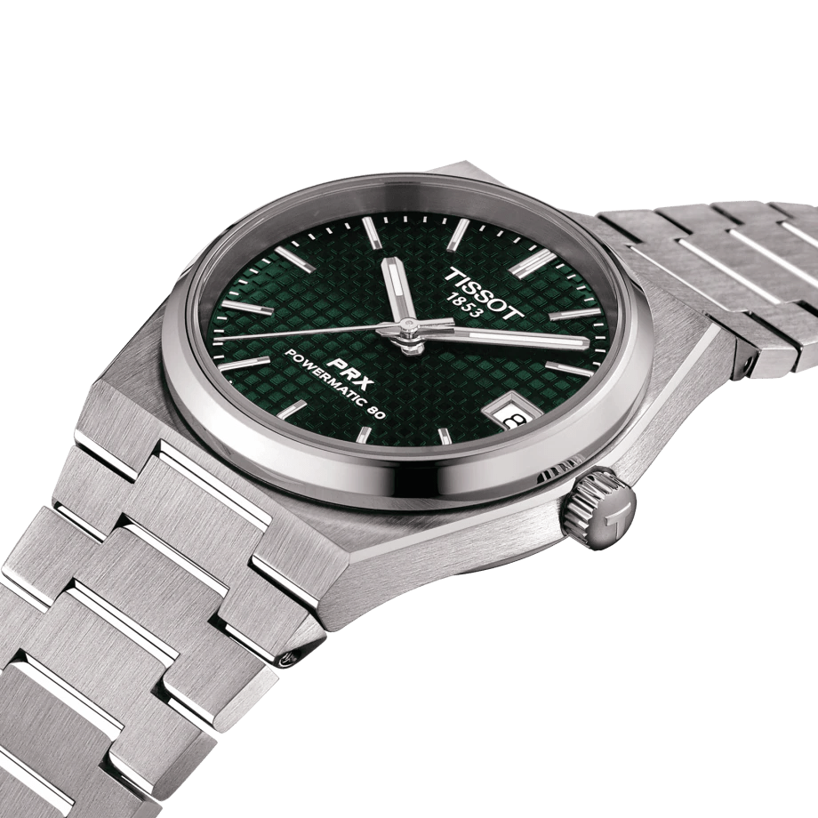 Tissot PRX Powermatic 80 Green Dial 35mm Unisex Watch T1372071109100