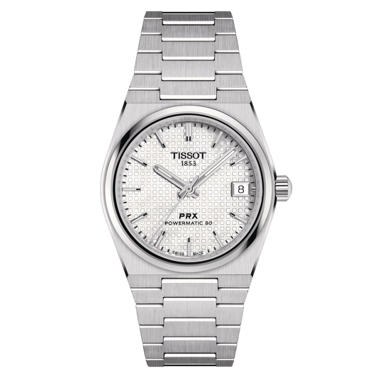 Tissot PRX Powermatic 80 White MOP Dial 35mm Unisex Watch T1372071111100