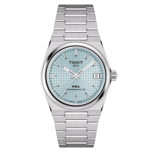 Tissot PRX Powermatic 80 Ice Blue Dial 35mm Unisex Watch T1372071135100