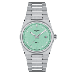 Tissot PRX 35mm Light Green Dial Stainless Steel Unisex Watch T1372101109100