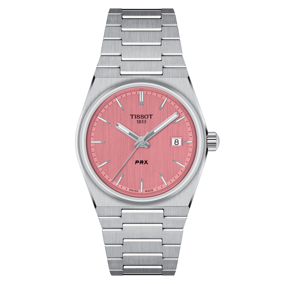 Tissot PRX 35mm Pink Dial Stainless Steel Women's Watch T1372101133100