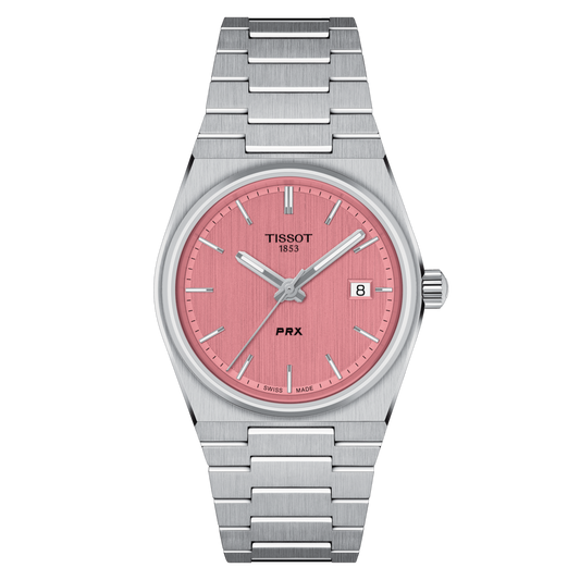 Tissot PRX 35mm Pink Dial Stainless Steel Women's Watch T1372101133100