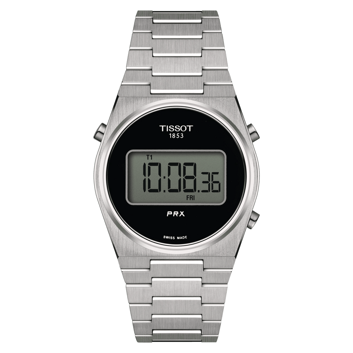 Tissot PRX Digital 35mm Black Dial Steel Unisex Watch T1372631105000