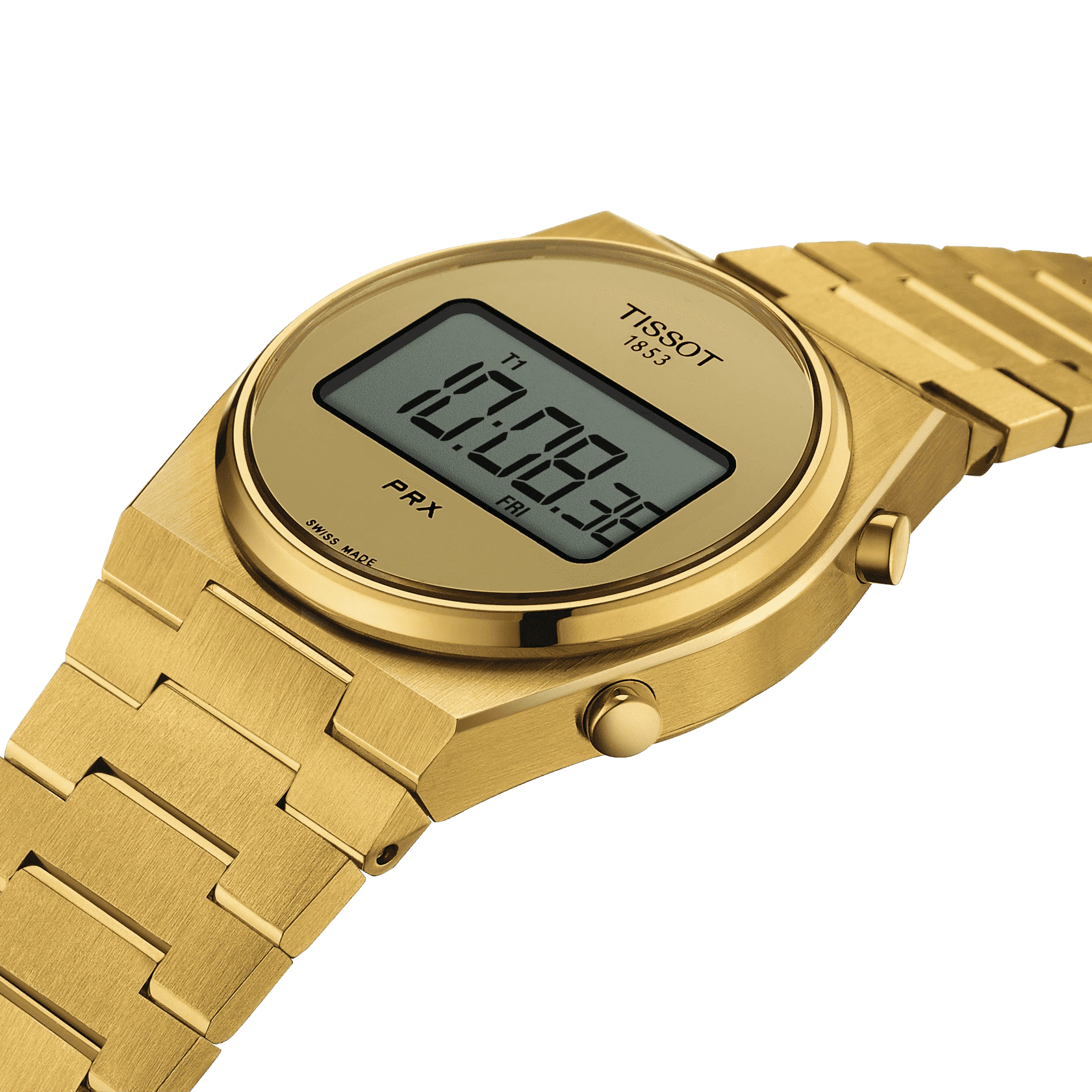 Tissot PRX Digital 35mm Yellow Gold PVD Unisex Watch T1372633302000