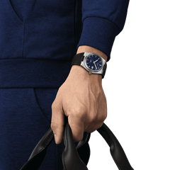 Tissot PRX Powermatic 80 Blue Dial Rubber Strap Men's Watch T1374071704100