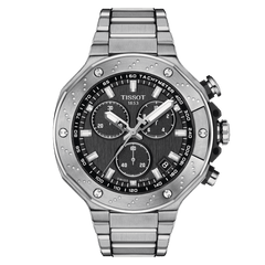 Tissot T-Race 45mm Chronograph Black Dial Men's Watch T1414171105101