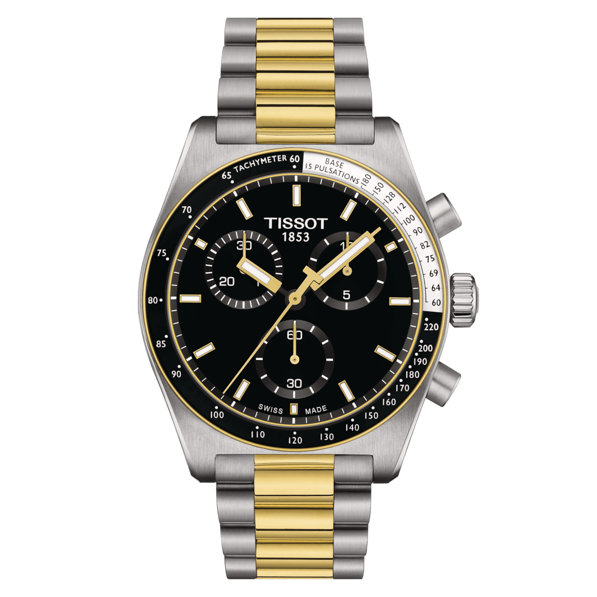 Tissot PR516 Chronograph Quartz 40mm Gold-Black Men's Watch T1494172205100