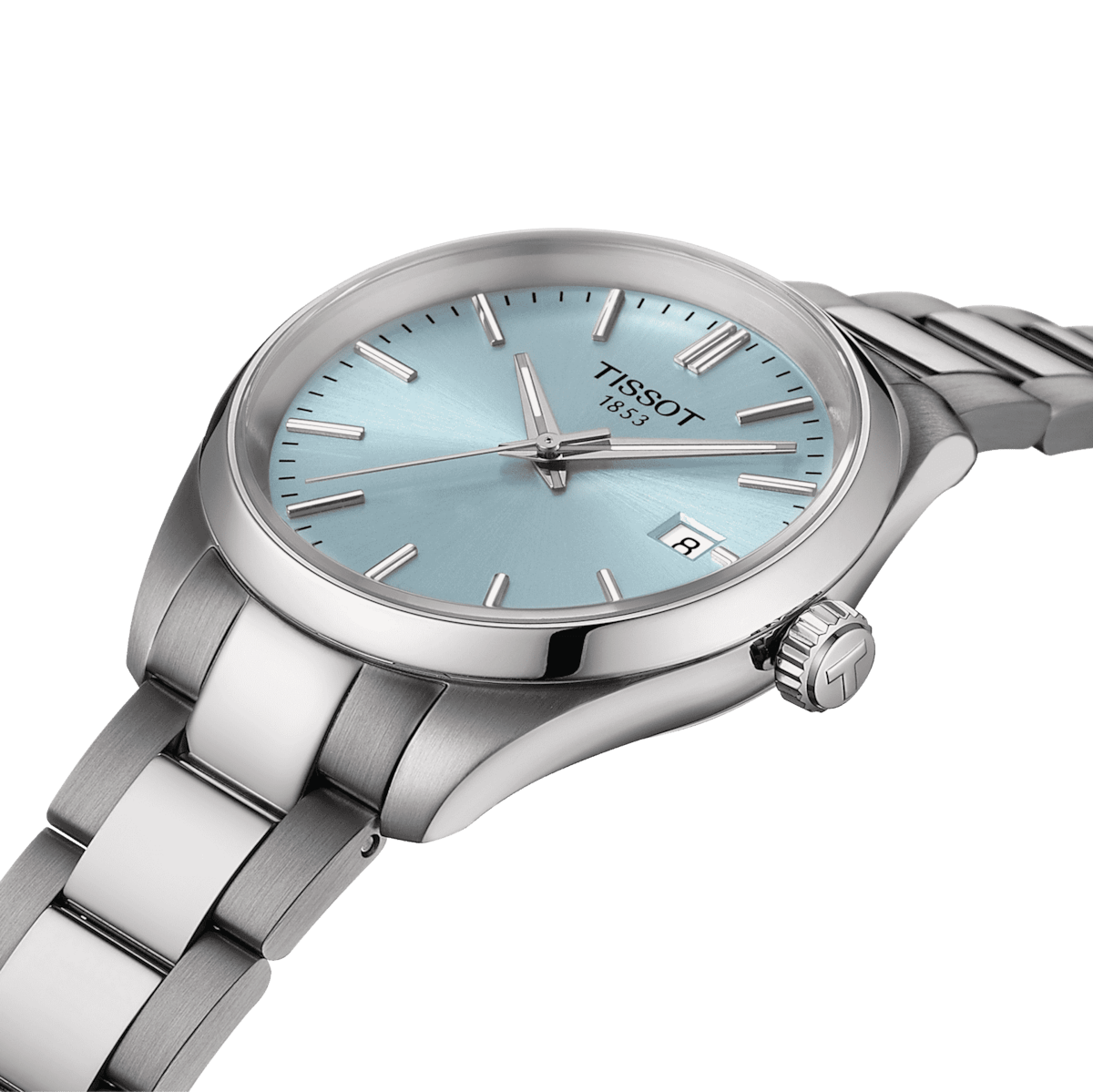 Tissot PR 100 34mm Ice Blue Stainless Steel Women's Watch T1502101135100