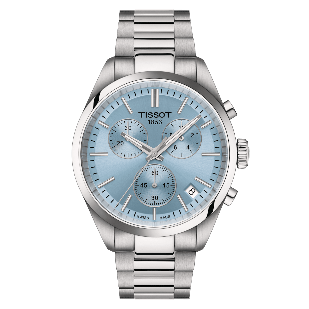 Tissot PR 100 Chronograph 40mm Ice Blue Men's Watch T1504171135100