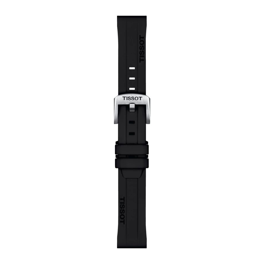 Tissot Black Silicone Rubber Strap 18mm T852047455 – Time Machine Plus
