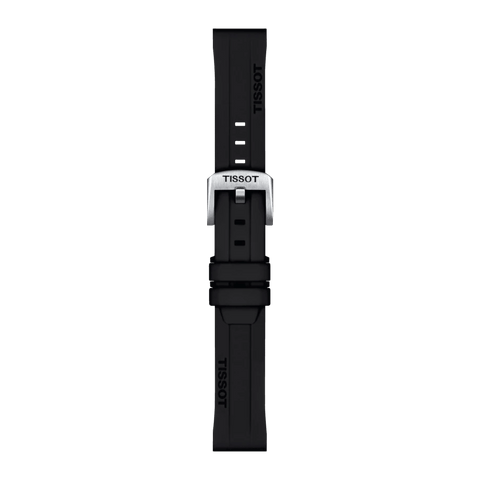 Tissot Black Silicone Rubber Strap 18mm T852047455