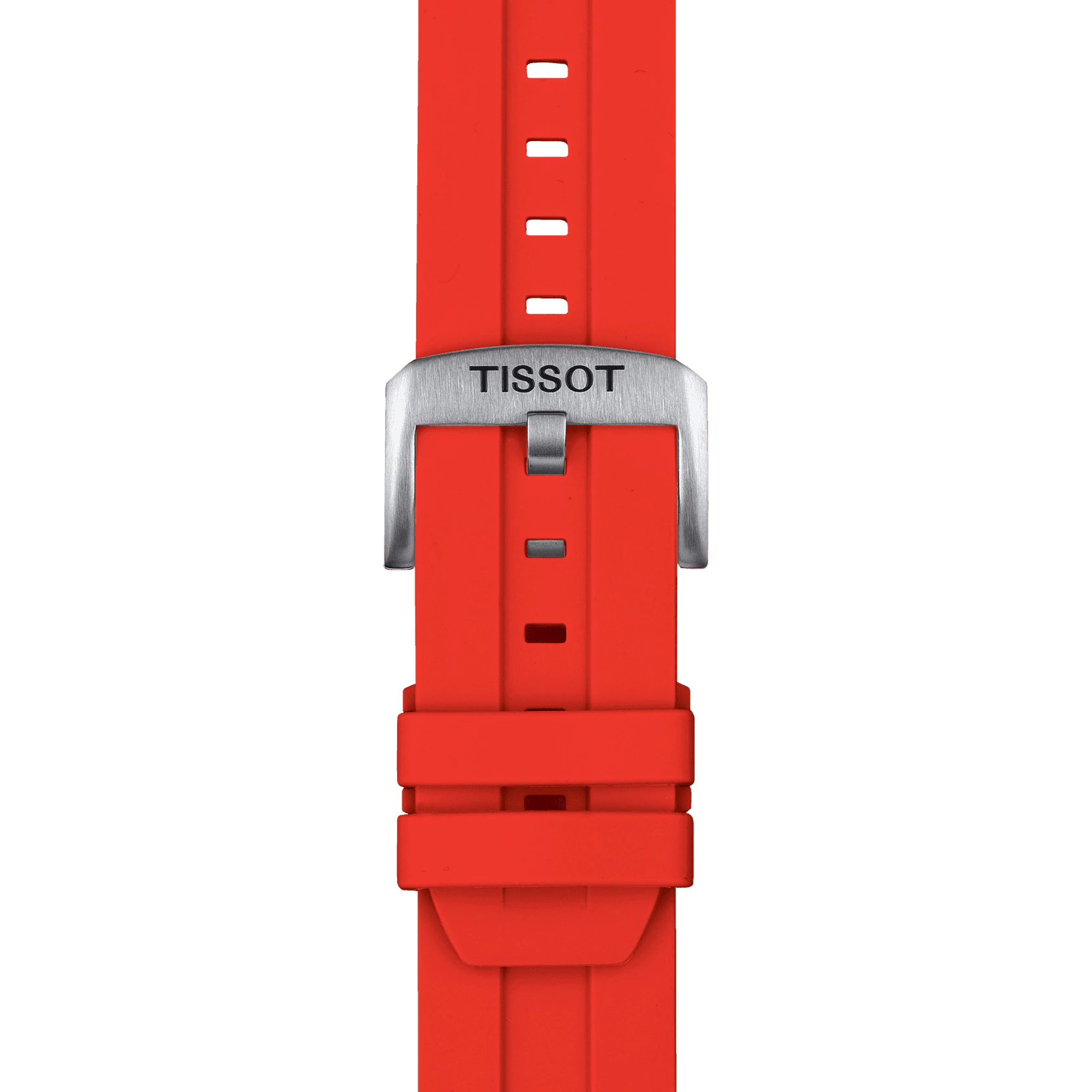 Tissot Red Silicone Rubber Strap 22mm T852047920