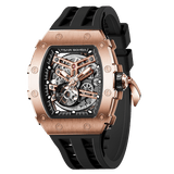 Tsar Bomba Elemental Skeleton 43mm Black Skeleton Dial Men's Watch TB8208A-46