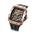Tsar Bomba Elemental Skeleton 43mm Black Skeleton Dial Men's Watch TB8208A-46