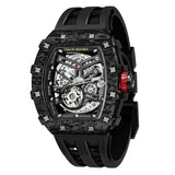 Tsar Bomba Elemental Carbon 43mm Black Skeleton Dial Men's Watch TB8208CF-38