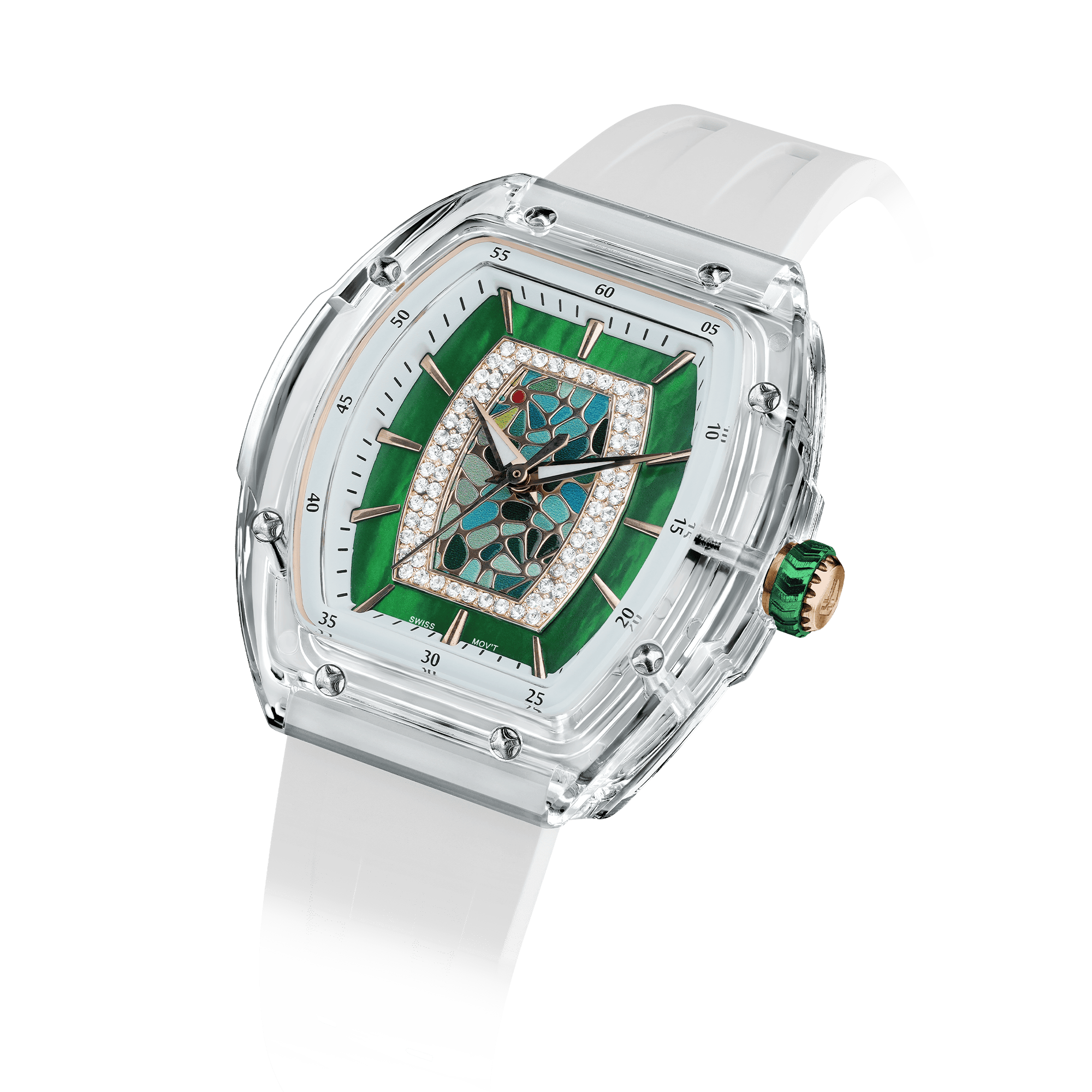 Tsar Bomba Nucleus Femme 35mm Green Dial Women's Watch TB8219L-04