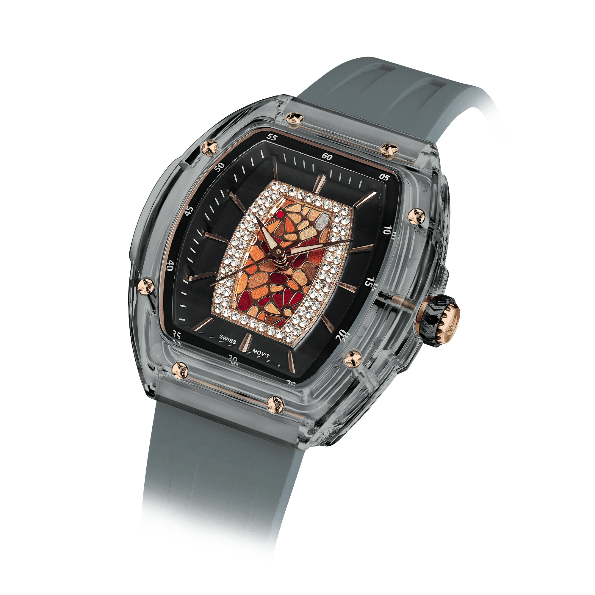 Tsar Bomba Nucleus Femme 35mm White Dial Women's Watch TB8219L-06