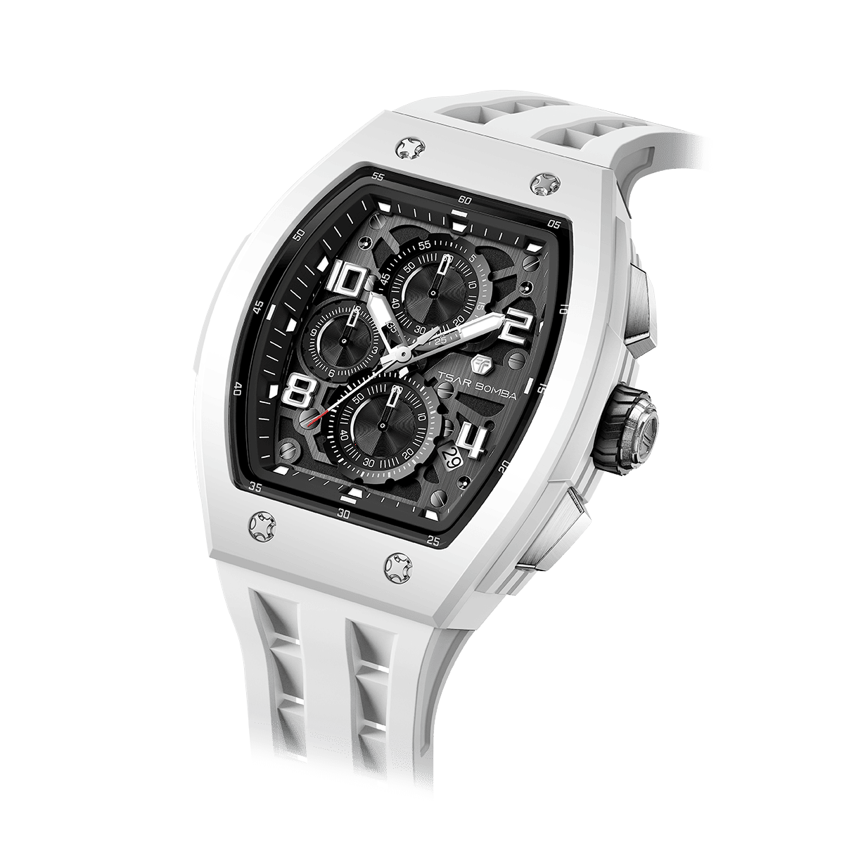 Tsar Bomba Elemental Bioceramic 45mm Black Dial Men's Watch TB8224B-01