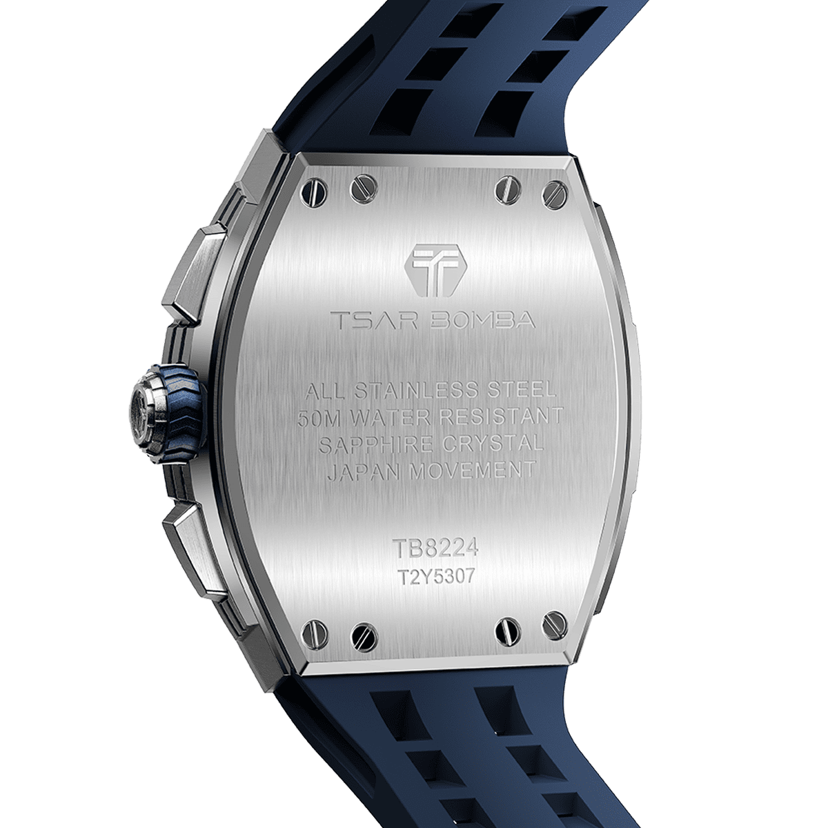 Tsar Bomba Elemental 45mm Blue Dial Men's Watch TB8224Q-02