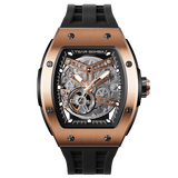 Tsar Bomba Elemental Skeleton 45mm Black Skeleton Dial Men's Watch TB8228A-04