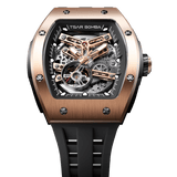 Tsar Bomba Elemental Skeleton 45mm Black Skeleton Dial Men's Watch TB8228A-04