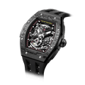 Tsar Bomba Elemental Carbon 45mm Black Skeleton Dial Men's Watch TB8228CF-01