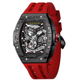 Tsar Bomba Elemental Carbon 45mm Black Skeleton Dial Men's Watch TB8228CF-02