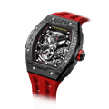 Tsar Bomba Elemental Carbon 45mm Black Skeleton Dial Men's Watch TB8228CF-02
