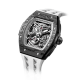 Tsar Bomba Elemental Carbon 45mm Black Skeleton Dial Men's Watch TB8228CF-03