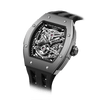 Tsar Bomba Elemental Titanium 45mm Black Skeleton Dial Men's Watch TB8228T-01